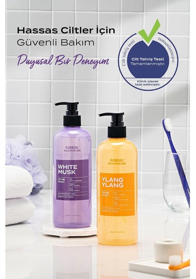 Parfüm Etkili Besleyici Nemlendirici Vücut Yıkama Jeli Rich Perfume Body Wash 500ml Ylang Diğer