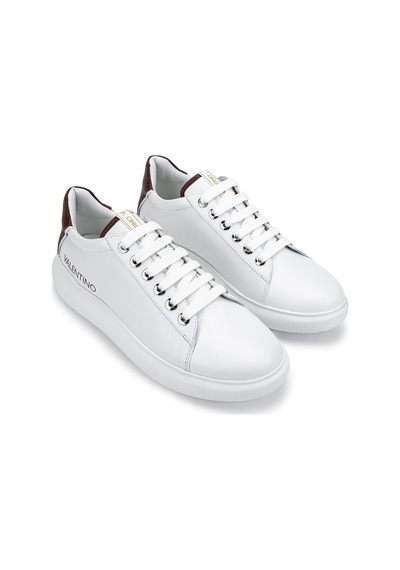Mario Valentino Unisex Hakiki Deri Beyaz/kahverengi Sneakers & Spor Ayakkabı 1040 95b2310 Ayk Y25 Whıte/brown Beyaz - Kahverengi