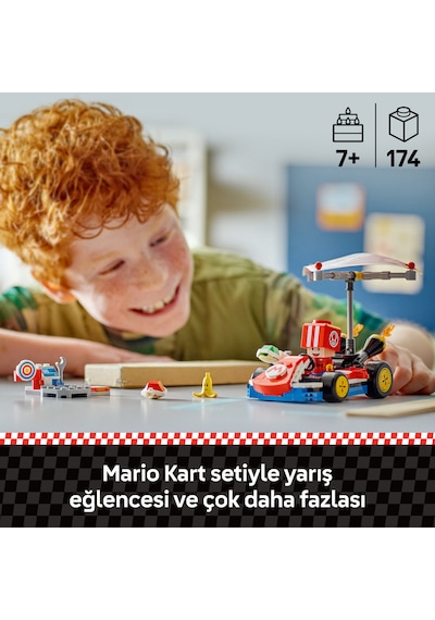 LEGO® Super Mario™: Mario Kart™ – Standard Kart 72032 - 7 Yaş ve Üzeri Çocuklar için Koleksiyonluk Yaratıcı Oyuncak Yapım Seti (174 Parça) LEGO® Super Mario™: Mario Kart™ – Standard Kart 72032 - 7 Yaş ve Üzeri Çocuklar için Koleksiyonluk Yaratıcı Oyuncak Yapım Seti (174 Parça)