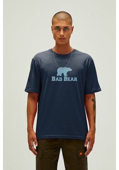 Bad Bear Muscle Lacivert Erkek Baskılı Tişört Lacivert