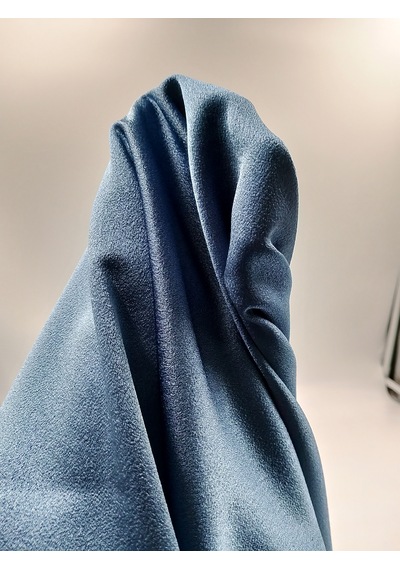 Abraham Saten Kumaş Indigo