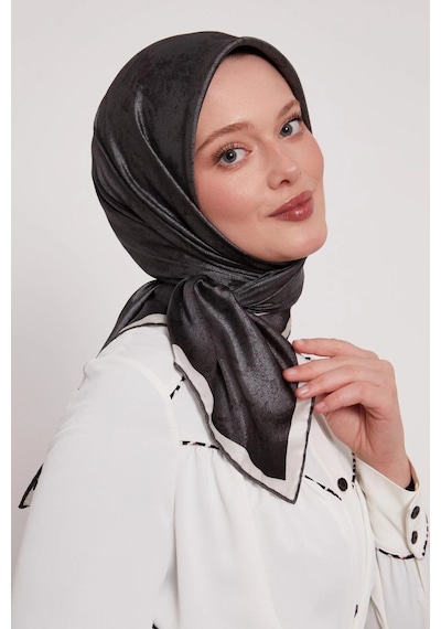 Levidor Kristal Eşarp Bulut Batik Antrasit