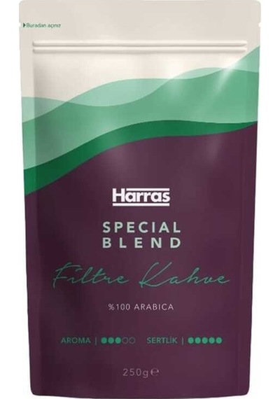 Special Blend Filtre Kahve %100 Arabica Brazil & Colombia Harmanı 250 Gr 2 Adet Toplam 500 Gr