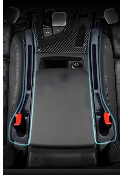 Koltuk Arası Organizer 38.8 Cm Universal Araç İçi Boşluk Doldurucu Telefon Tutucu