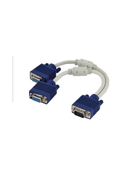 Vga Y Kablo Vga Görüntü Çoklayici 1 Vga To 2 Vga 2 Li Ekran