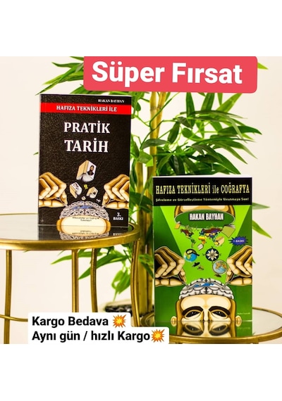 Hafıza Teknikleri İle Coğrafya Ve Pratik Tarih ( Kpss Seti )
