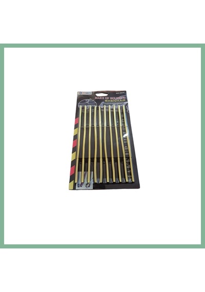 Bşkvirgo U Tip Geçmeli Havalandırma Nikelaj Şerit Çıta İnce 20cm 10 Parça Gold Bsk2026 Standart