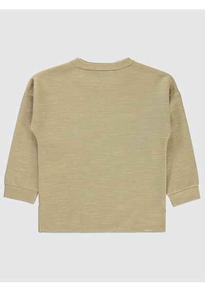 Civil Boys Erkek Çocuk Sweatshirt 6-9 Yaş Bisküvi