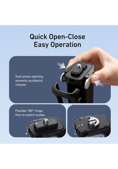 Telesın Insta360 X5/ X4 Için Foldable Utility Handle