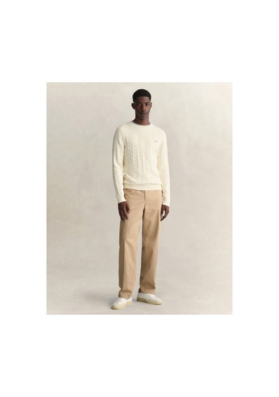 Gant Erkek Krem Regular Fit Bisiklet Yaka Örgü Kazak-24764 130-krem Gant Erkek Krem Regular Fit Bisiklet Yaka Örgü Kazak-24764 130-krem