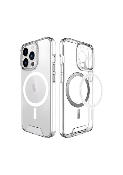 Tr Pro Max Kılıf 6.7 Magsafe İle Uyumlu Ultra Berrak Kamera Yüzey Korumalı Cep Telefon Kılıfı Yastıklı Köşe K Diğer