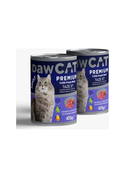 Kedi Konserve 400 Gr Dana Etli Yeni Ürün 2024
