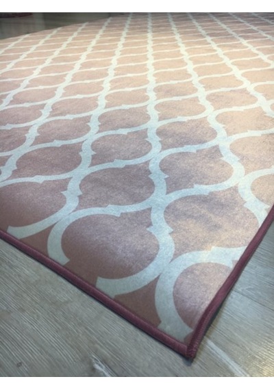Doğuş Halı Milano Dm2104 Pudra 140X200Cm Yıkanabilir Kaymaz Halı