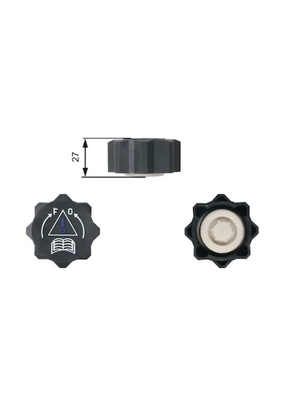 Peugeot 308 Yedek Su Depo Kapagi 1.6 Bluehdi 2014-2018 Gates Rc218