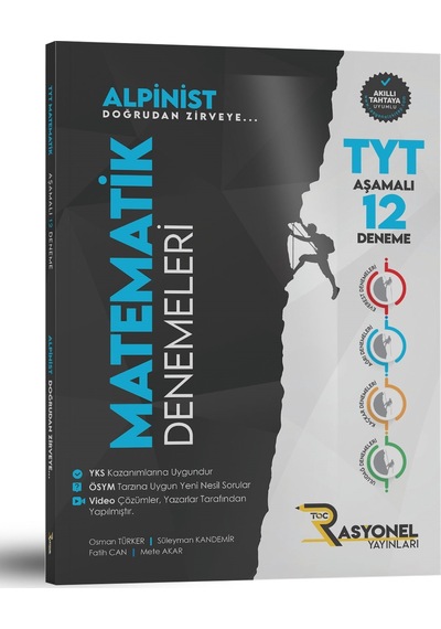 Tyt Matematik Aşamalı 12 Deneme Alpinist Serisi Yazarlarından Video Çözümlü