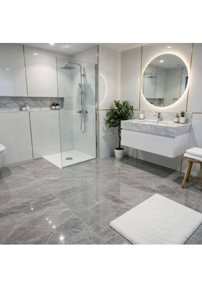 Serel - 80x80 Cm Seramik Duş Teknesi Flat - 40249ss000-