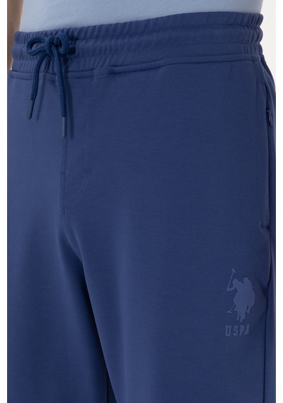 U.S. Polo Assn. Erkek Regular Fit Lacivert Örme Şort 50300078-VR059