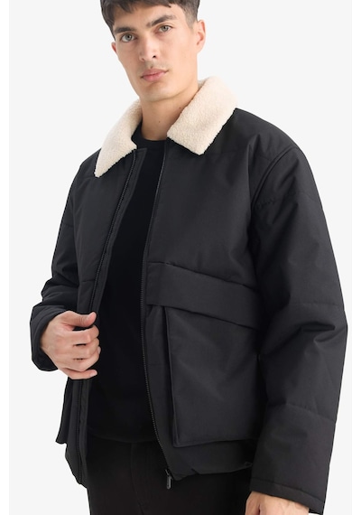 Defacto Su Geçirmez Rüzgar Geçirmez Slim Fit Dar Kesim Suni Kürklü Polo Yaka Astarlı Fermuarlı Cepli Mont D1187ax25wnbk27 Siyah Defacto Su Geçirmez Rüzgar Geçirmez Slim Fit Dar Kesim Suni Kürklü Polo Yaka Astarlı Fermuarlı Cepli Mont D1187ax25wnbk27 Siyah