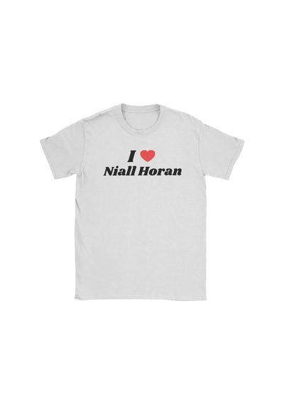 Startmore Beyaz Harry Ve Niall Horan Aşk Tur Ler Lar İçin Çılgın Yuvarlak Boyun Tee Beyaz