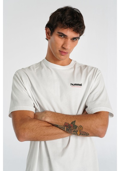 Hummel Sente Oversıze Kısa Kollu Tişört 912167-9003 Beyaz