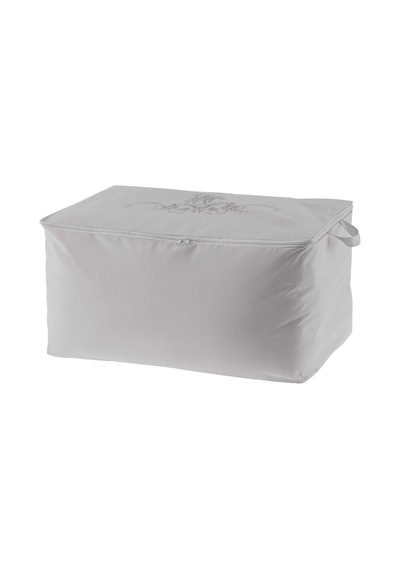 Çiçek Desen Baskılı Hurç - Gri - 52x28x21 Cm 8684427121528 Gri
