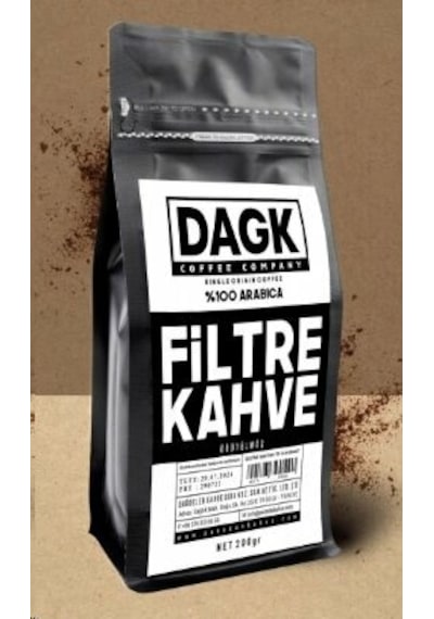 Dagk Sade Filtre Kahve 200 Gr Çekirdek
