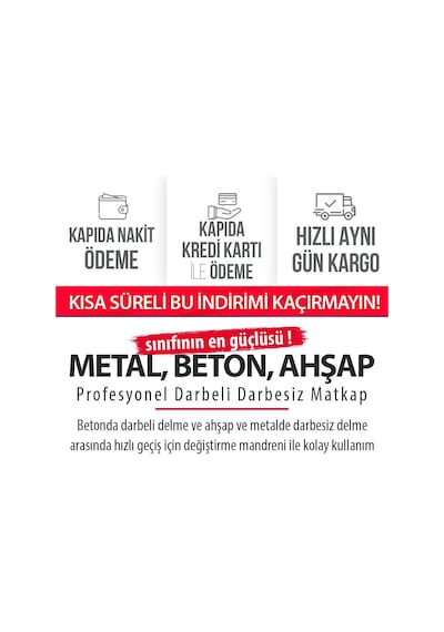 Prohummer Ph250 Profesyonel Elektrikli 13mm Darbeli Matkap Mavi