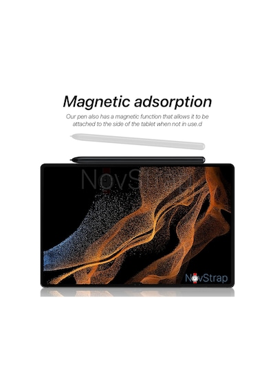 Novstrap Tablet Kalemi Stylus Spen Samsung Galaxy Tab S10 S9 S8 S7 Fe Ultra Plus S6 Lite İle Uyumlu