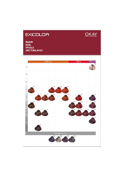 Exicolor Saç Boyası Tüp 60 Ml 5.73 Yoğun Kahve Altın 2 Adet Oksidan Hediyeli 4'lü Set