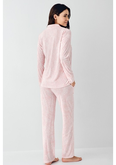 Pierre Cardin Kadın Krem Pijama Takımı Pc9087-s-v1 Krem