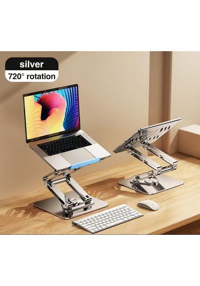 Tam Profesyonel Macbook Uyumlu Stand Tablet Bilgisayar Uyumlu Stant Açısı Ayarlanabilir Tutucu Tok Alüminyum İpad Air Uyumlu Kare Taban%100 Tok Alüminyum Alaşımlı Katlanır Rs-cp84s