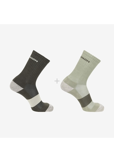 Salomon Evasıon Crew 2-pack Olıve Nıght Lc2257400 Yeşil