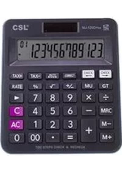 Csl Rz-816 12 Hane Masa Tipi Renkli Hesap Makinesi Çok Renkli