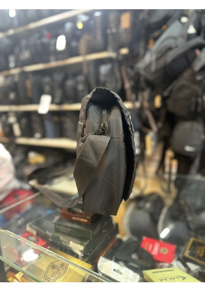 Trg Polo Bagslap Su Geçirmez Kumaş El Ve Omuz Çantası-1042 Siyah