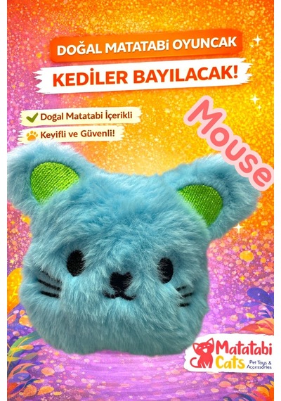 Mouse Peluş Kedi Oyuncağı Doğal Matatabi Li,dayanıklı,kediler İçin Eğlenceli Oyuncak