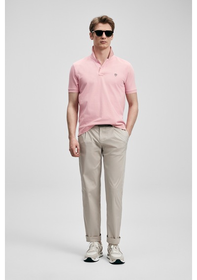 Lufian Laon Smart Erkek Polo Tişört Pembe Pembe 111040230100800
