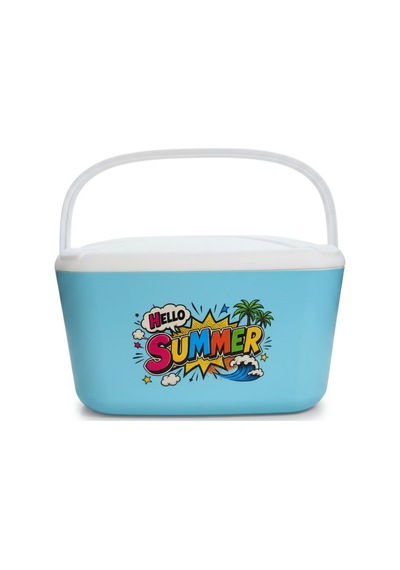 20 Lt Buzzy Retro Buzluk Termos 1179 Cooler Box -402 Açık Mavi