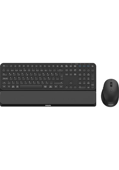 Philips SPT6607 Kablosuz Türkçe Q Klavye & Mouse Set