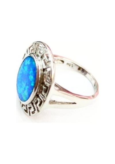 Oriental Kuyumculuk Jewellery Opal Taşlı Gümüş Yüzük Gümüş