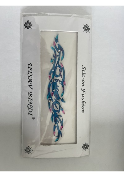 Airbrush Tattoo Taşlı Yapıştırma Dövme 3'lü Set5