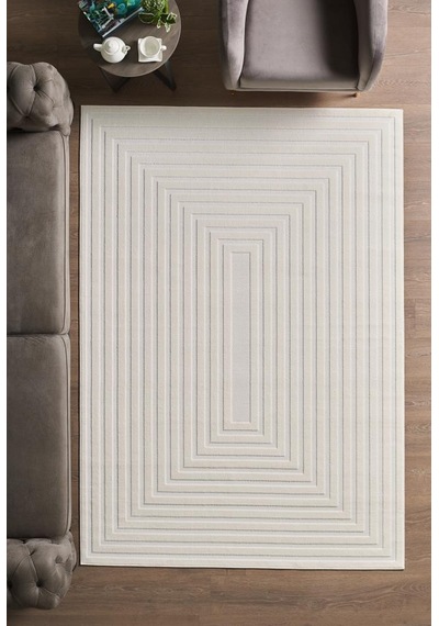Sisal Krem Oturma Odası Halısı Kolay Temizlenebilir Yumuşak Dokulu Ve Kaymaz Taban Şık Salon Halısı Cream
