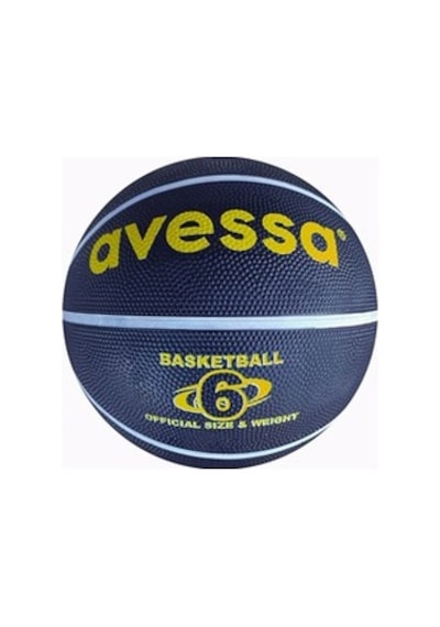 Avessa Kauçuk Yüzey Basketbol Topu Siyah No: 5