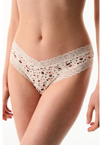 Penti Krema Pembesi Comfy Pamuklu Brazilian Külot