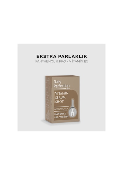Daily Perfection Pro Shot No:6 Ekstra Parlaklık Provitamin Serum 2 x 6 ML