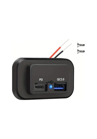 Shuıvan Usb Type C Girişi İkili Usb İphone Şarj Söketi 3.0ah-1004