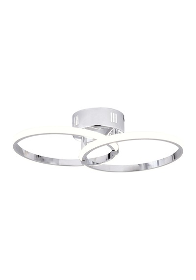 Pl 02 2 Model Krom 3 Renkli Salon Ve Oturma Odası İçin İdeal Alüminyum Avize, 45x10 Krom