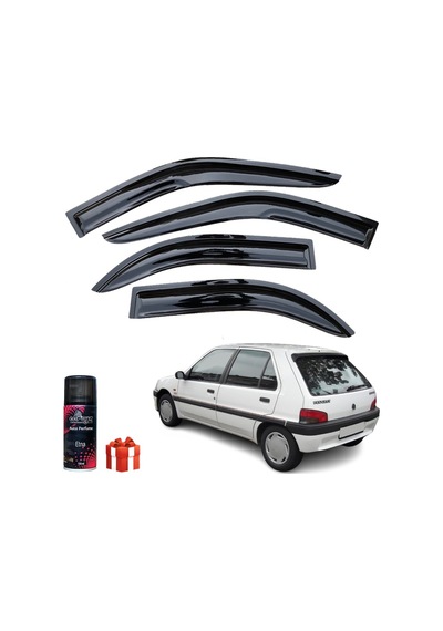Caraks Peugeot 106 Mügen Cam Rüzgarlığı 1992-2002 Arası 4'lü Takım + Koku