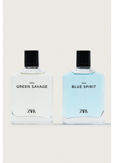 Zara Green Savage + Blue Spırıt Edt 2x100 Ml 3,4 Fl. Oz Amber
