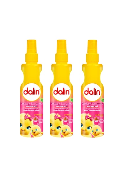 Dalin Badem Özlü Kolay Tarama Saç Spreyi 200 ML 3  Adet