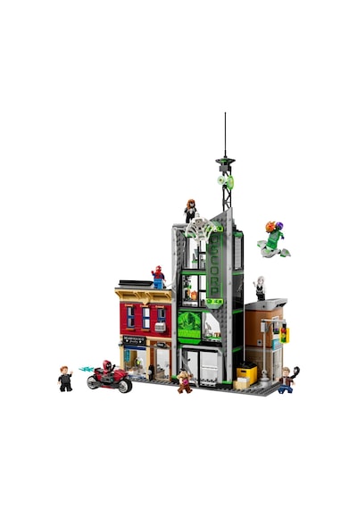 LEGO® ǀ Örümcek Adam, Oscorp'a Karşı 76324 - 10 Yaş ve Üzeri Çocuklar için Yaratıcı Oyuncak Yapım Seti (808 Parça)